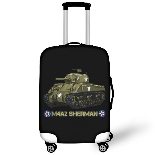 World War 2 American Tank M4A2 Sherman memorabilia Luggage Covers