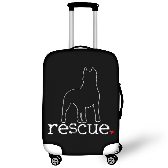 Pitbull Rescue Advocate Unique Artwork Design Luggage Covers
