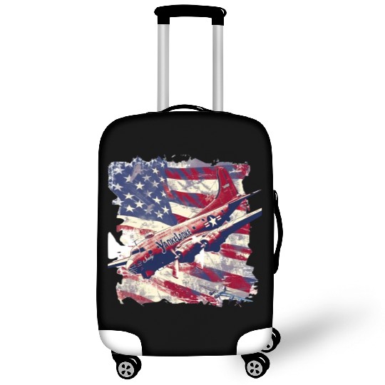 yankee, lady, world war 2 Luggage Covers