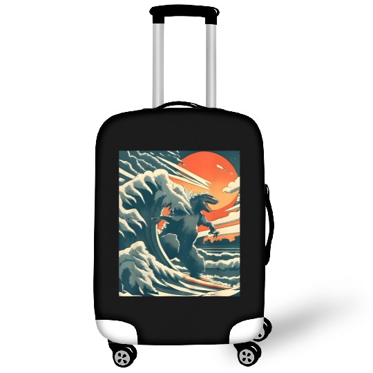 Japanese Monster Kaiju Funny Art Luggage Covers
