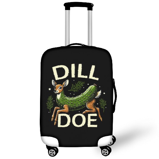 Raunchy Vulgar Naughty Gag Dill Pickle Deer Doe Luggage Covers