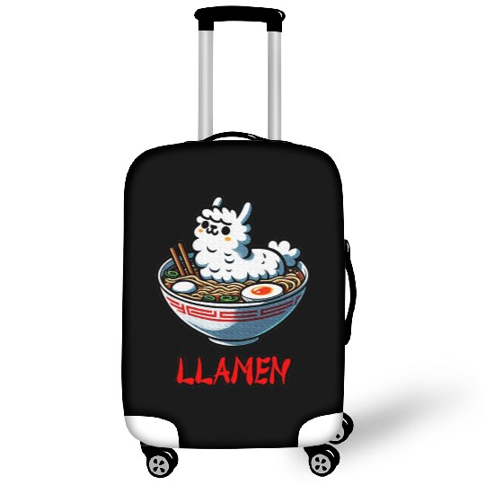 Llamen Noodles Chinese Food Alpaca Llama Lover Luggage Covers
