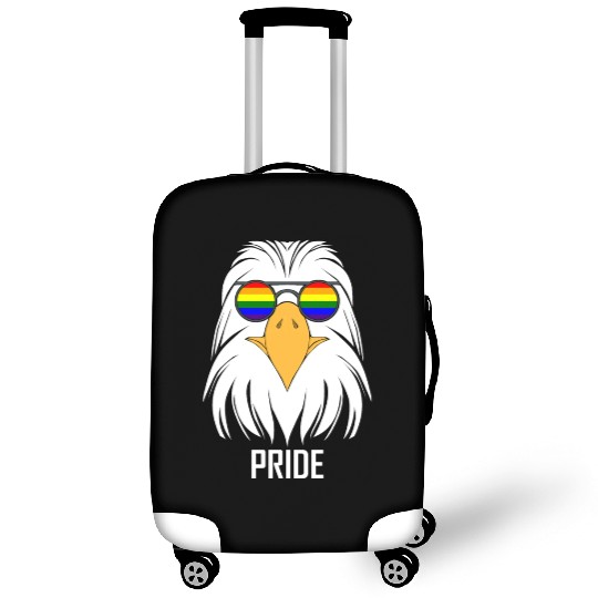 LGBTQ BALD EAGLE PRIDE DESIGN Luggage Covers