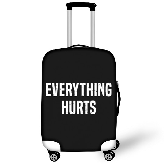 Gym Lover Funny, Everything Hurts Luggage Covers
