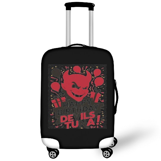 Happy birthday bevels tuna Luggage Covers