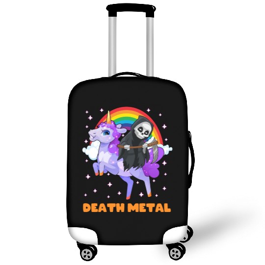 Goth Rock Satan Unicorn Festivals Death Metal Luggage Covers
