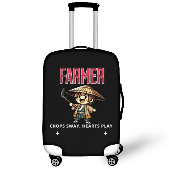 Joyful Farmer Charm Luggage Covers