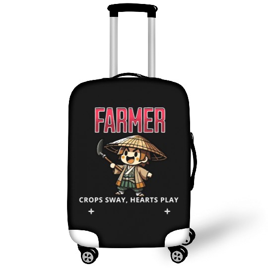 Joyful Farmer Charm Luggage Covers