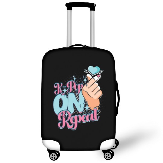 K-Pop Korean Music K-Pop On Repeat Luggage Covers