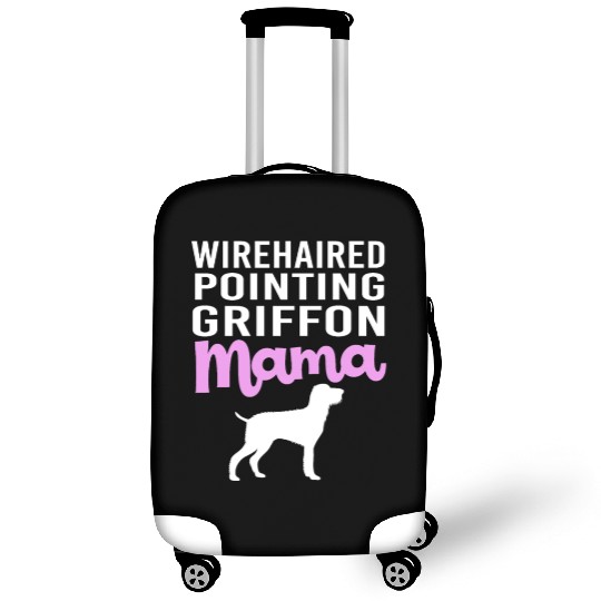 Mothers Day Wirehaired Pointing Griffon Dog Mom Luggage Covers