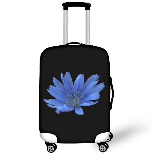 blue flower blueweed purple blossom Luggage Covers