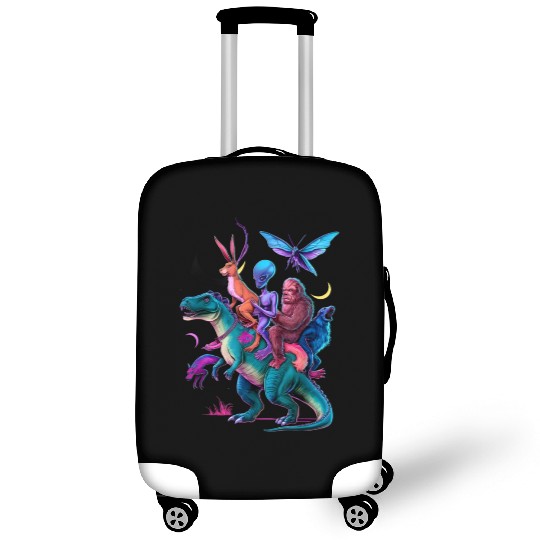 Cryptozoology Cryptid Bigfoot Jackalope Mothman Luggage Covers
