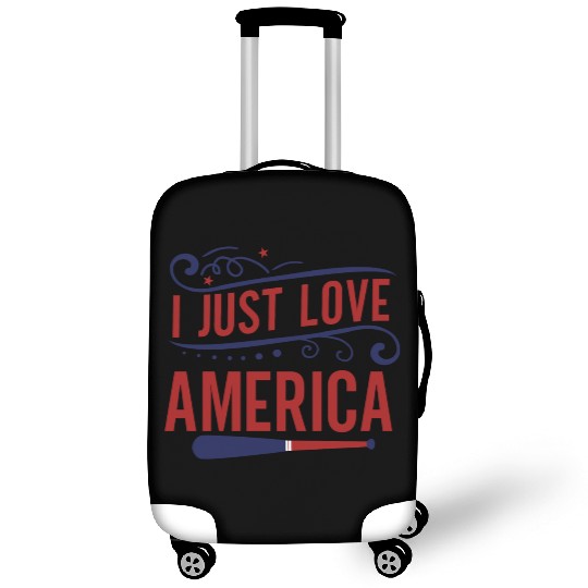 I Just Love America Luggage Covers