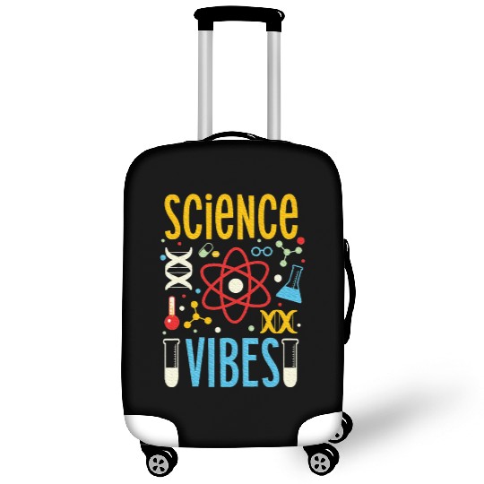 Science Vibes Science Teacher Student Fair School Luggage Covers