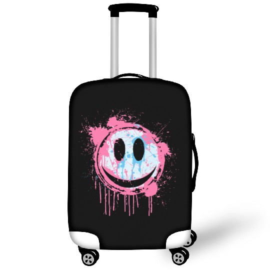 Graffiti Smiley Face - Urban Street Art Luggage Covers