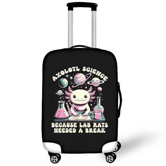 Axolotl Science Teacher Mexican Salamander Luggage Covers