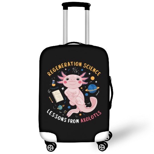 Axolotl Science Teacher Mexican Salamander Luggage Covers