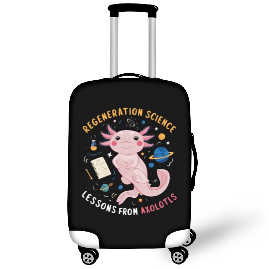 Axolotl Science Teacher Mexican Salamander Luggage Covers