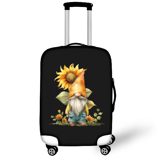 Sunflower Gnome Clipart Images, Garden clipart, Luggage Covers
