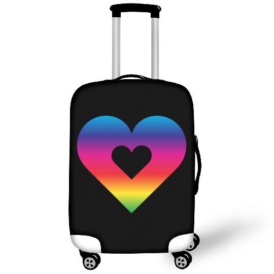 Rainbow Heart Homosexuality LGBT Love Luggage Covers
