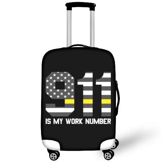 911 Is My Work Number Dispatcher Funny Dispatch911 Luggage Covers