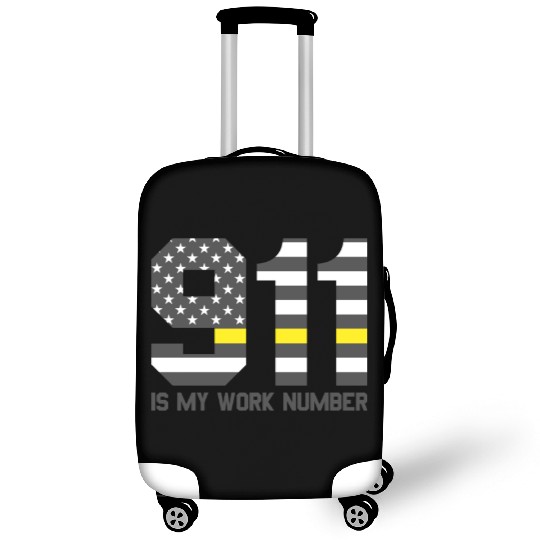 911 Is My Work Number Dispatcher Funny Dispatch911 Luggage Covers