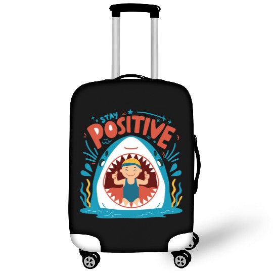 Stay Positive Luggage Covers