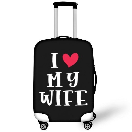 love wife Luggage Covers husband gift