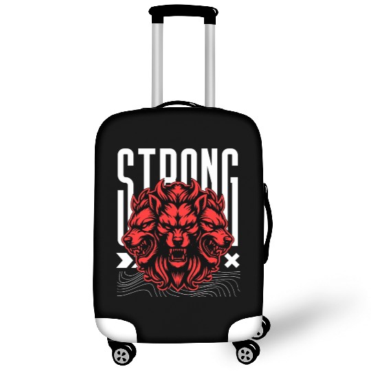 strong lion 1 Luggage Covers