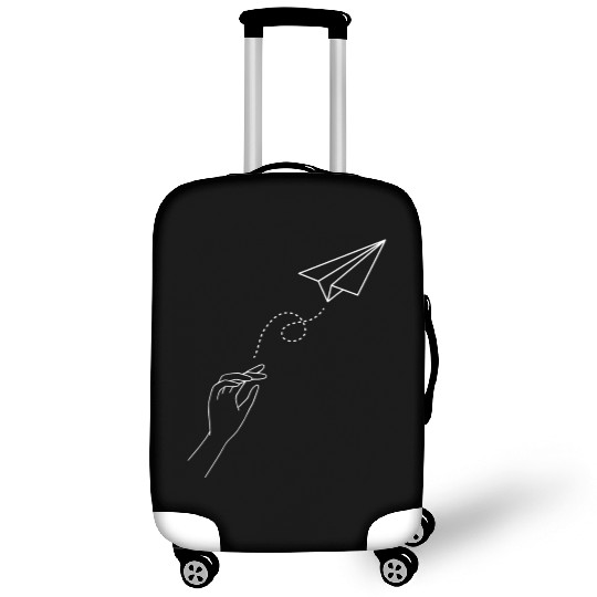 Paper Airplane Wanderlust Traveler Pilot Luggage Covers