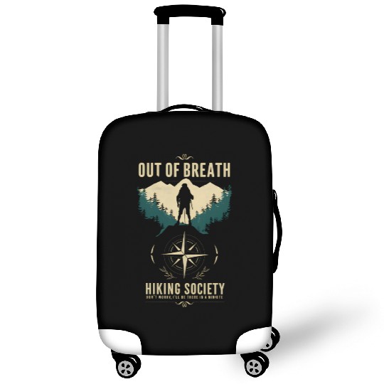 Out of Breath Hiking Society Hiker Nature Love Luggage Covers
