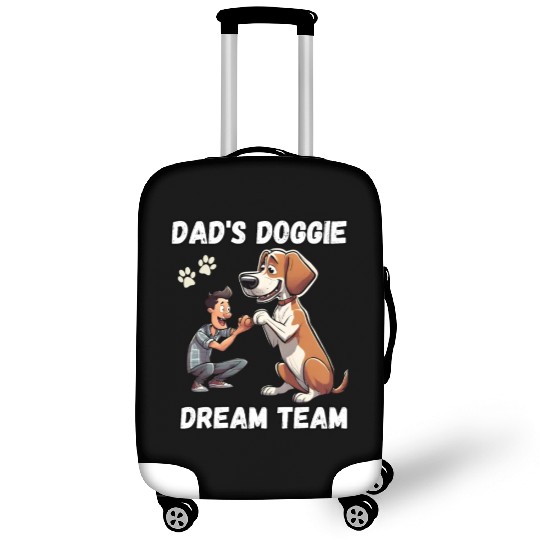 Dad's Doggie Dream Team - Dog Dad Father's Day Luggage Covers