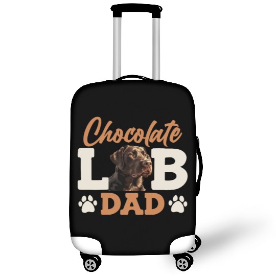 Labrador Owner CHOCOLATE LAB DAD Labrador Dog Luggage Covers