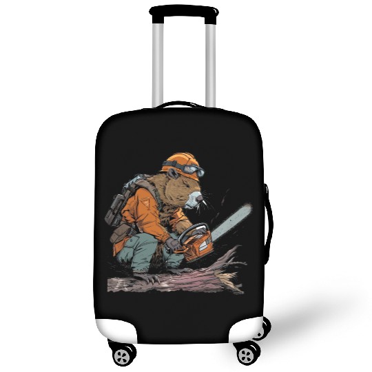 Beaver Lumberjack Chainsaw Luggage Covers