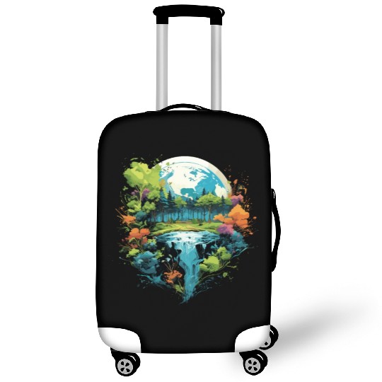 Respect Your Mother Earth Day Save Our Planet Luggage Covers