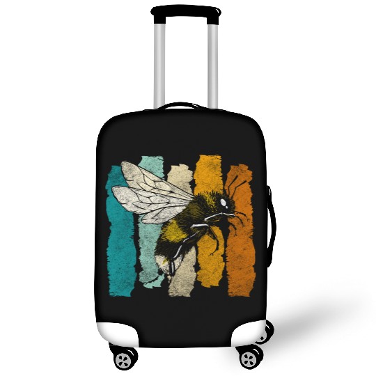 Honey Bee Nature Flowers Bees Luggage Covers