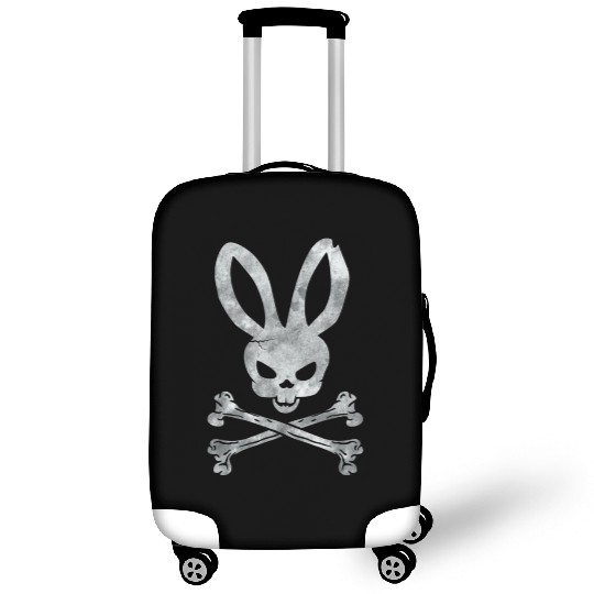Funny Easter Bunny Crossbones Luggage Covers