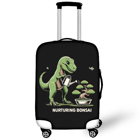 T-Rex Dinosaur Gardener Bonsai Master Gardening Luggage Covers