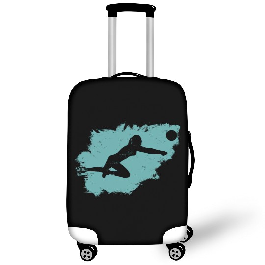 Volleyball Beach Grunge Vintage Luggage Covers