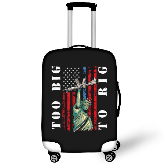Too Big to Rig 2024 Trump Saying Trump 2024 Luggage Covers