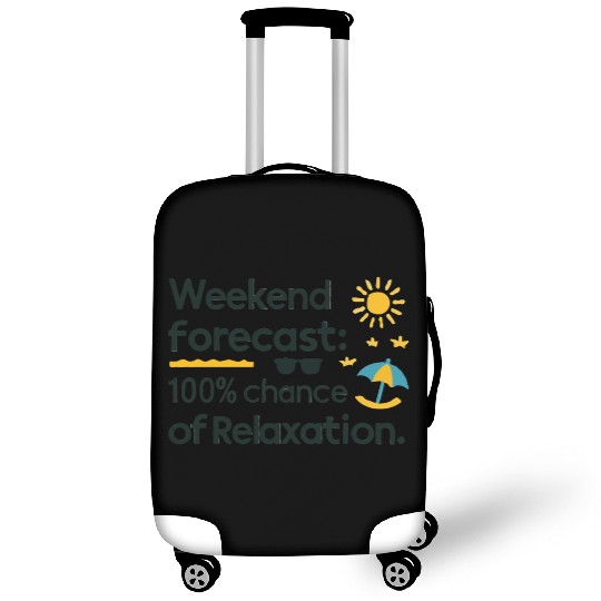 Weekend Forecast: 100% Chance of Relaxation Luggage Covers