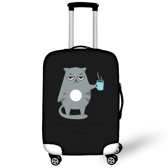 This is my coffee face Luggage Covers