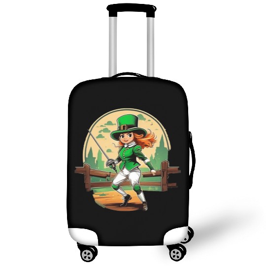 St. Patrick's Day Shamrock St Paddy's Day Fencing Luggage Covers