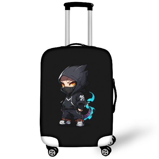 Chibi Dragon Ninja Character Luggage Covers