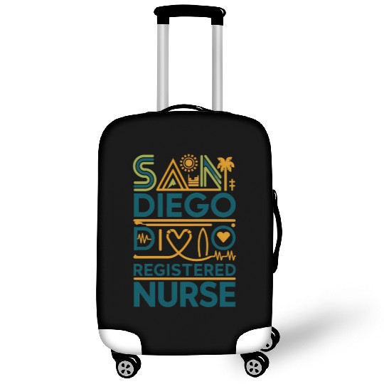 San Diego Registered Nurse Graphic Design Luggage Covers