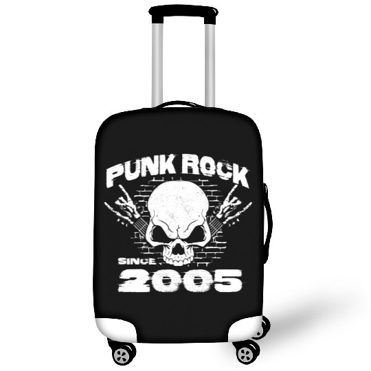 19th Birthday - Punk Rock Since 2005 Skull Rock Luggage Covers