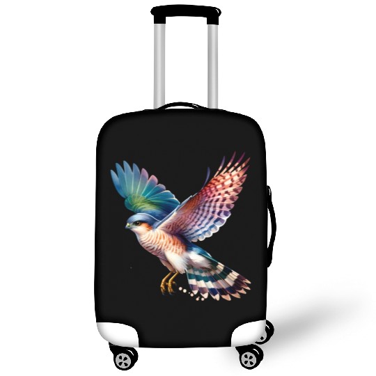 Collared Sparrowhawk in Flight Luggage Covers