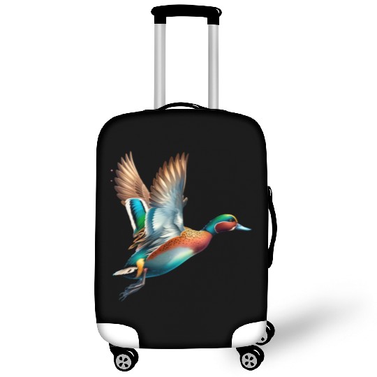 Chestnut Teal in Flight Luggage Covers