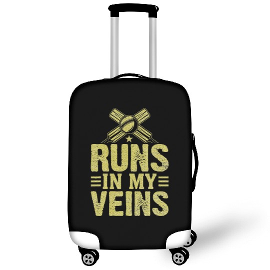Cricket runs in my Veins Cricket Luggage Covers