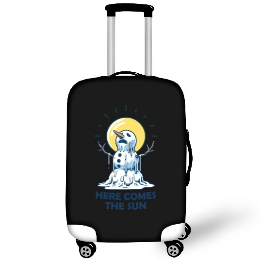 Here Comes The Sun Snowman Luggage Covers